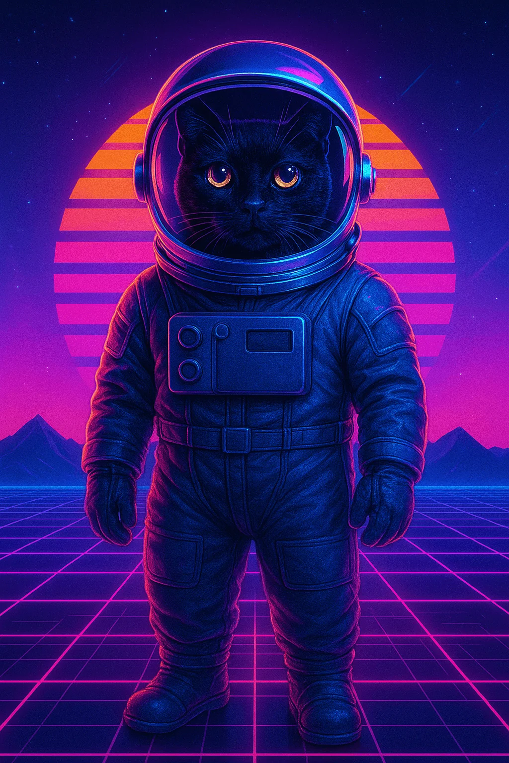Astro Cat & Astro Hamster in Space